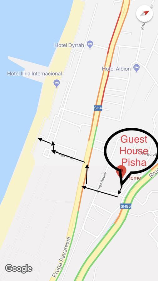 Guest House "Pisha" Durres Ngoại thất bức ảnh
